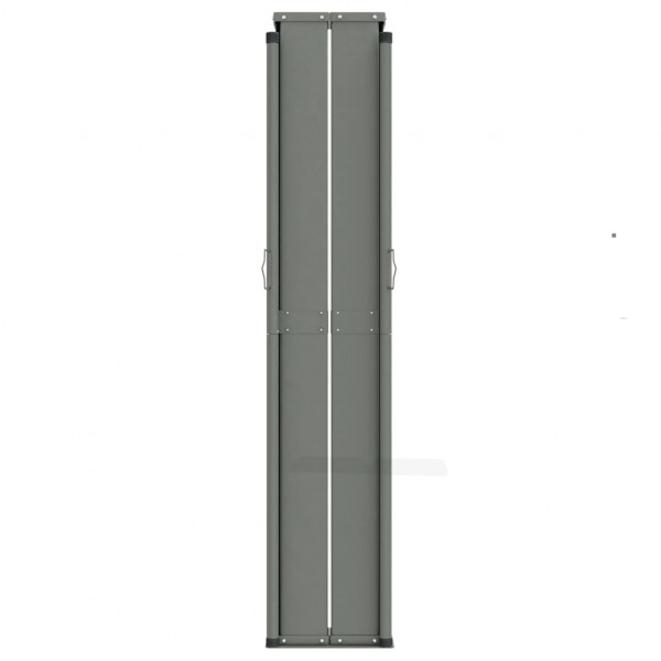 Toldo lateral retráctil negro 180x1200 cm M 4