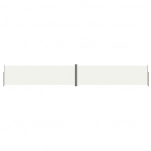 Toldo lateral retráctil crema 180x1200 cm H