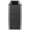 Arriate elevado de WPC gris 200x100x91 cm 3
