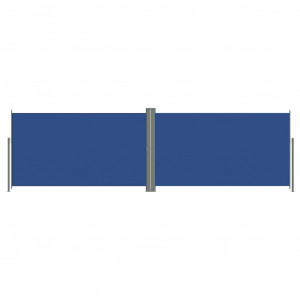 Toldo lateral retráctil azul 180x600 cm H