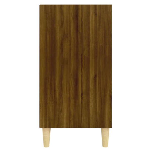 Aparador madera de ingeniería marrón roble 57x35x70 cm M 5