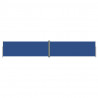 Toldo lateral retráctil azul 180x1000 cm 2