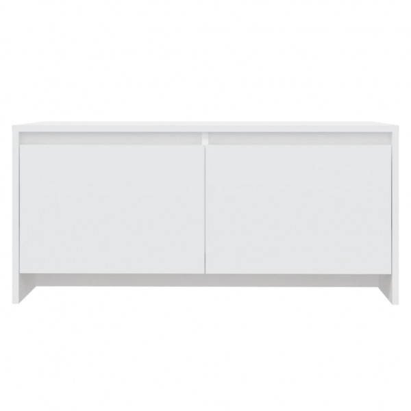Mesa de centro madera contrachapada blanco 90x50x41.5 cm M 5