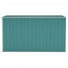 Cobertizo de jardín pared acero galvanizado verde 118x288x178cm 4