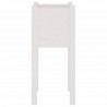 Jardineras 2 uds madera maciza de pino blanco 31x31x70 cm 5