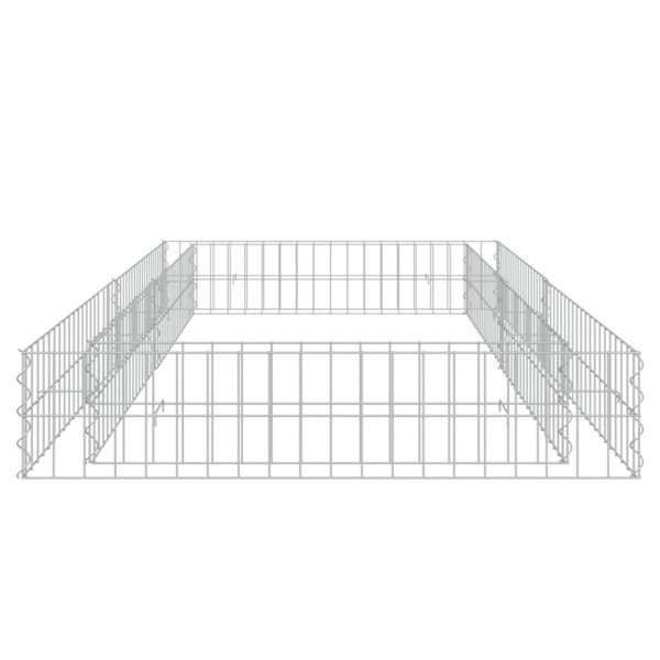 Arriate de gaviones de acero 200x100x20 cm M 4