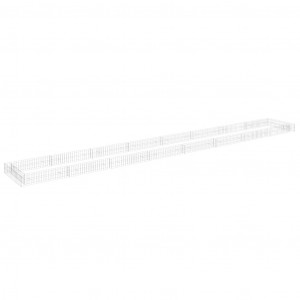 Arriate de gaviones de acero galvanizado 800x100x20 cm H