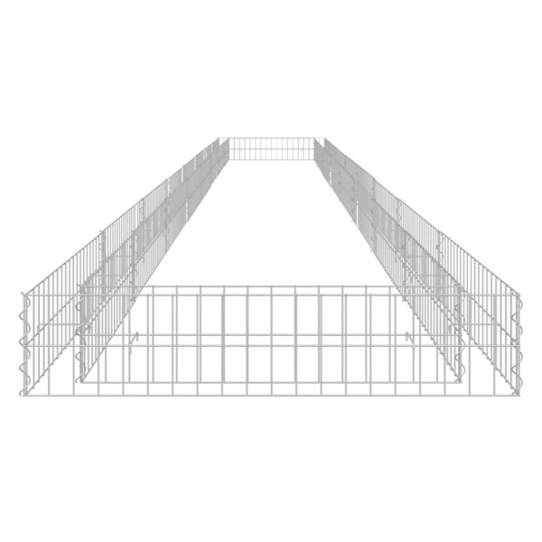 Arriate de gaviones de acero galvanizado 800x100x20 cm M 4