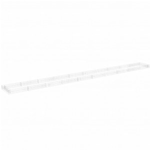 Arriate de gaviones de acero galvanizado 1000x100x20 cm H