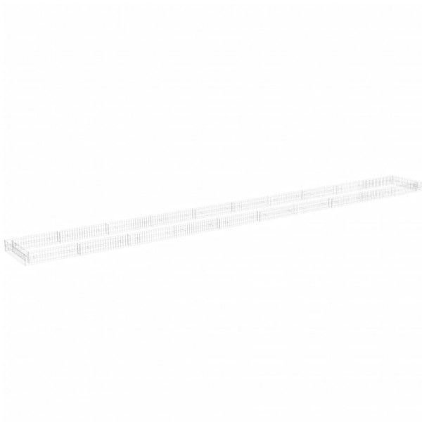 Arriate de gaviones de acero galvanizado 1000x100x20 cm M 2