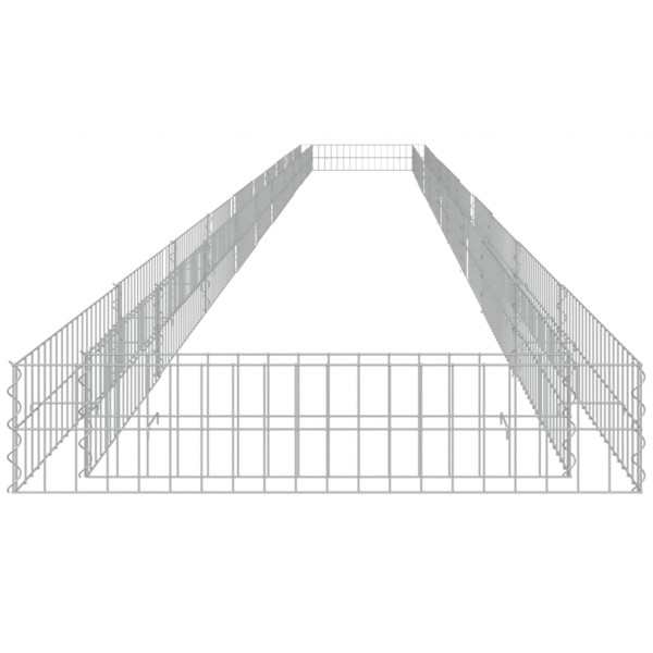 Arriate de gaviones de acero galvanizado 1000x100x20 cm M 4