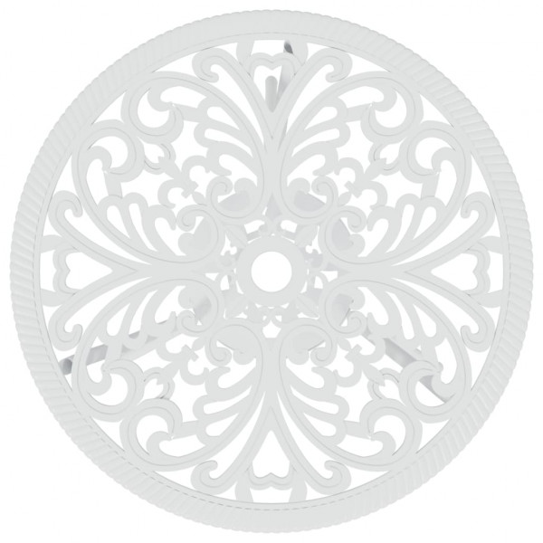 3 pcs conjunto de bistrô alumínio fundido branco M 4