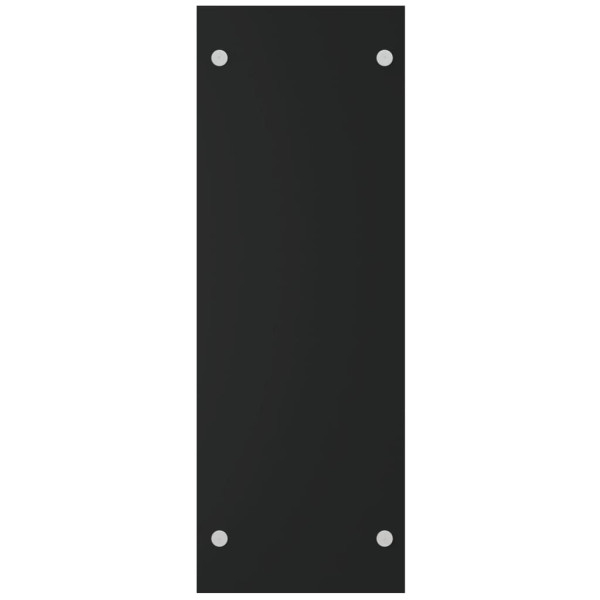 Suporte para lenha 40x35x100 cm vidro temperado preto M 4