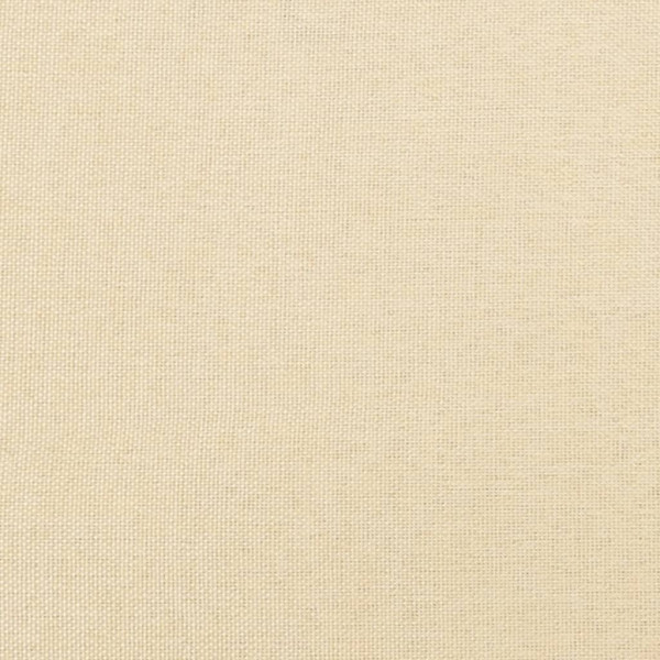 Sillón reclinable de tela crema M 2