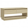 Mueble para TV madera contrachapada roble Sonoma 102x41x44 cm 2