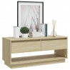 Mueble para TV madera contrachapada roble Sonoma 102x41x44 cm 4