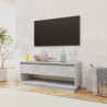 Mueble para TV madera contrachapada gris hormigón 102x41x44 cm 3
