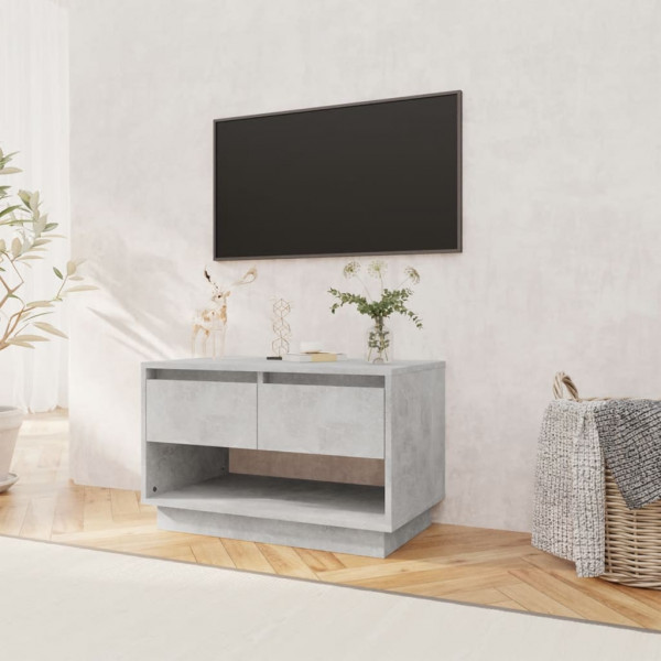 Mueble para TV madera contrachapada gris hormigón 70x41x44 cm M 3