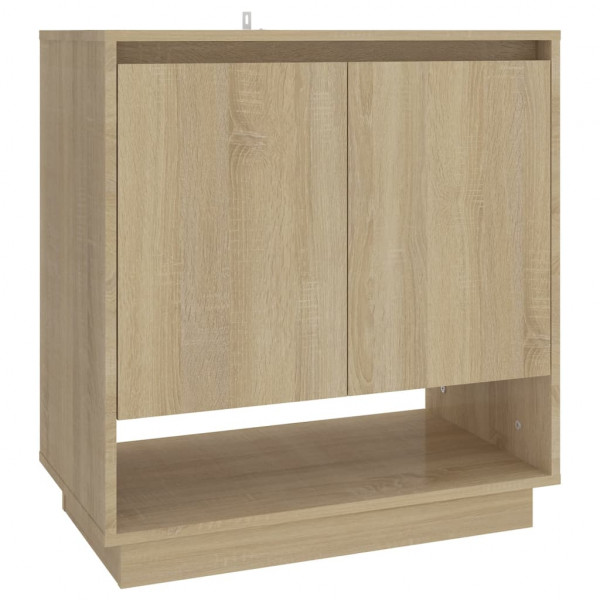 Aparador de madera contrachapada roble Sonoma 70x41x75 cm M 2