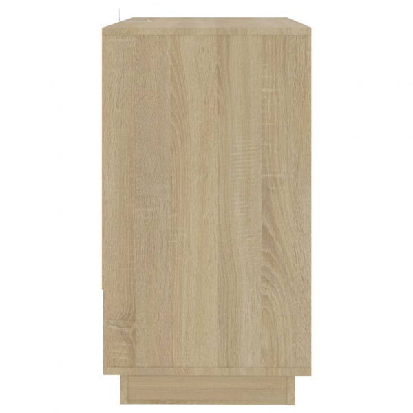 Aparador de madera contrachapada roble Sonoma 70x41x75 cm M 4