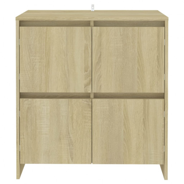 Aparador de madera contrachapada roble Sonoma 70x41x75 cm M 3