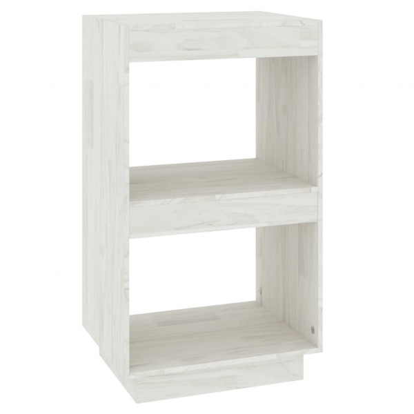 Estantería madera maciza de pino blanca 40x35x71 cm M 2