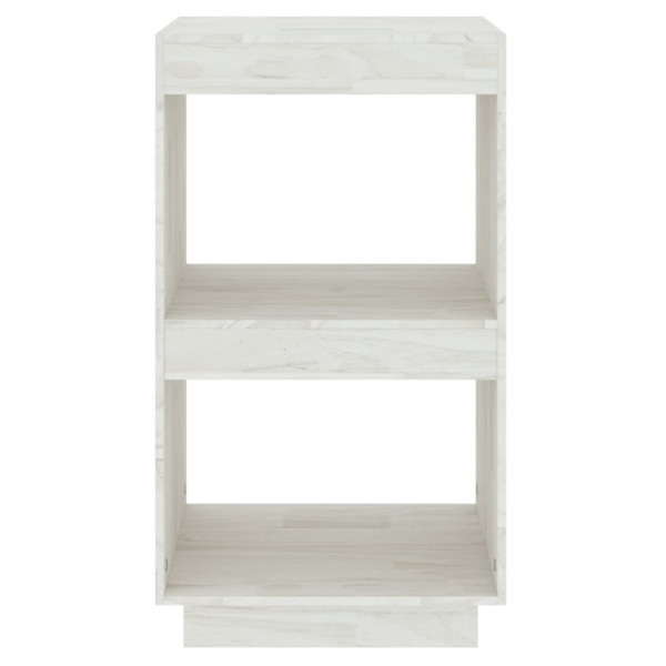 Estantería madera maciza de pino blanca 40x35x71 cm M 3
