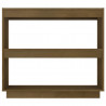 Estantería de madera maciza de pino marrón miel 80x35x71 cm 5