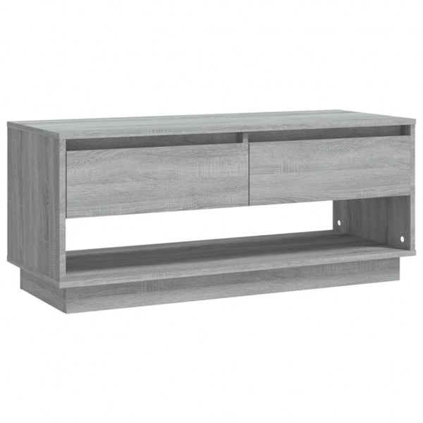 Mueble de TV madera de ingeniería gris Sonoma 102x41x44 cm M 2
