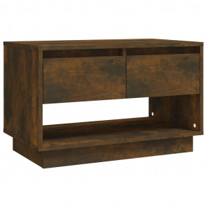 Mueble de TV madera de ingeniería roble ahumado 70x41x44 cm H
