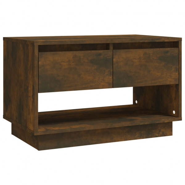 Mueble de TV madera de ingeniería roble ahumado 70x41x44 cm M 2