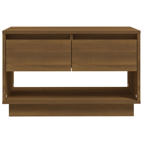 Mueble de TV de madera de ingeniería marrón roble 70x41x44 cm M 5