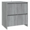 Aparador de madera contrachapada gris Sonoma 70x41x75 cm 2