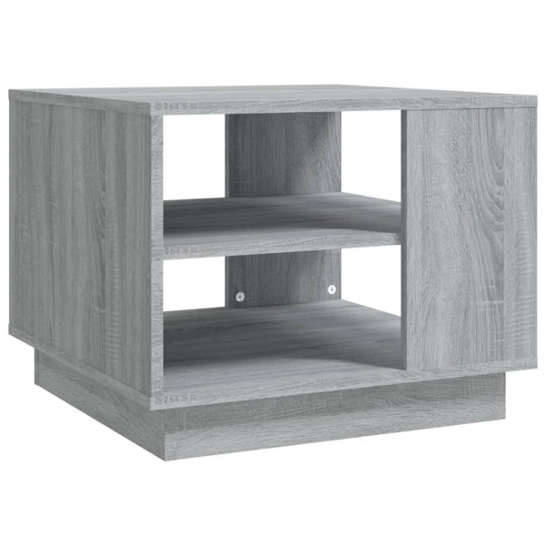 Mesa de centro madera de ingeniería gris Sonoma 55x55x43 cm M 2