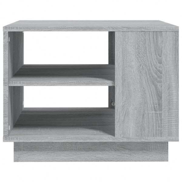 Mesa de centro madera de ingeniería gris Sonoma 55x55x43 cm M 5