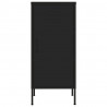 Armário de arrumação aço 42.5x35x101.5 cm preto 3