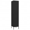 Armario de taquilla de acero negro 35x46x180 cm 5