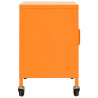Armario de almacenamiento acero naranja 60x35x56 cm 4
