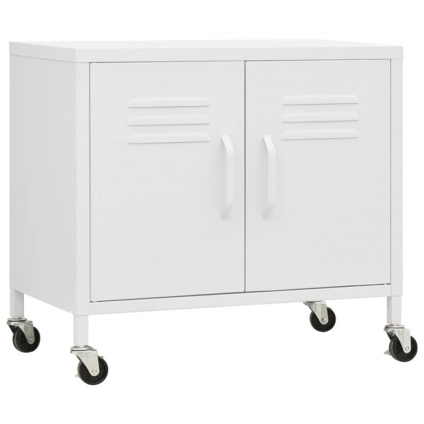 Armário de arrumação aço 60x35x56 cm branco M 2