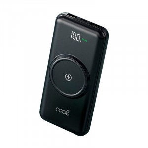 Batería Externa Universal Power Bank 10.000 mAh + Qi Carga Inalámbrica (4 conexiones) Negro H