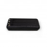 Power Bank de bateria externa universal 10.000 mAh + carregamento sem fio Qi (4 conexões) preto 7