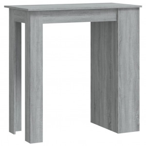 Mesa alta con estante gris Sonoma 102x50x103.5 cm H