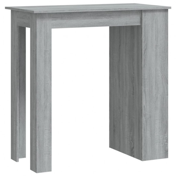 Mesa alta con estante gris Sonoma 102x50x103.5 cm M 2
