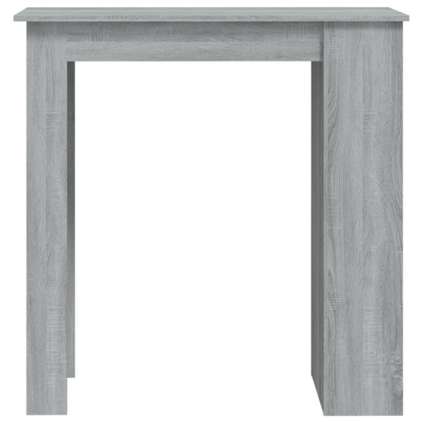 Mesa alta con estante gris Sonoma 102x50x103.5 cm M 5