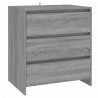 Aparador de madera contrachapada gris Sonoma 70x41x75 cm 2