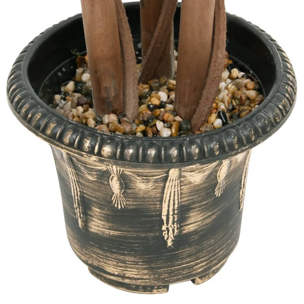 Planta artificial buxo em forma de esfera com vaso 119 cm verde M 4