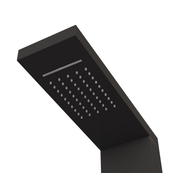 Sistema de panel de ducha aluminio negro M 4