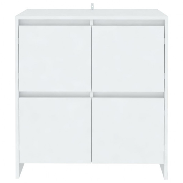 Aparadores 2 pcs 70x41x75 cm derivados de madeira branco M 3