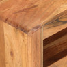Mueble de TV de madera maciza de acacia 110x30x40 cm 5