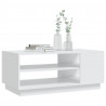 Mesa de centro 102x55x43 cm aglomerado branco 4